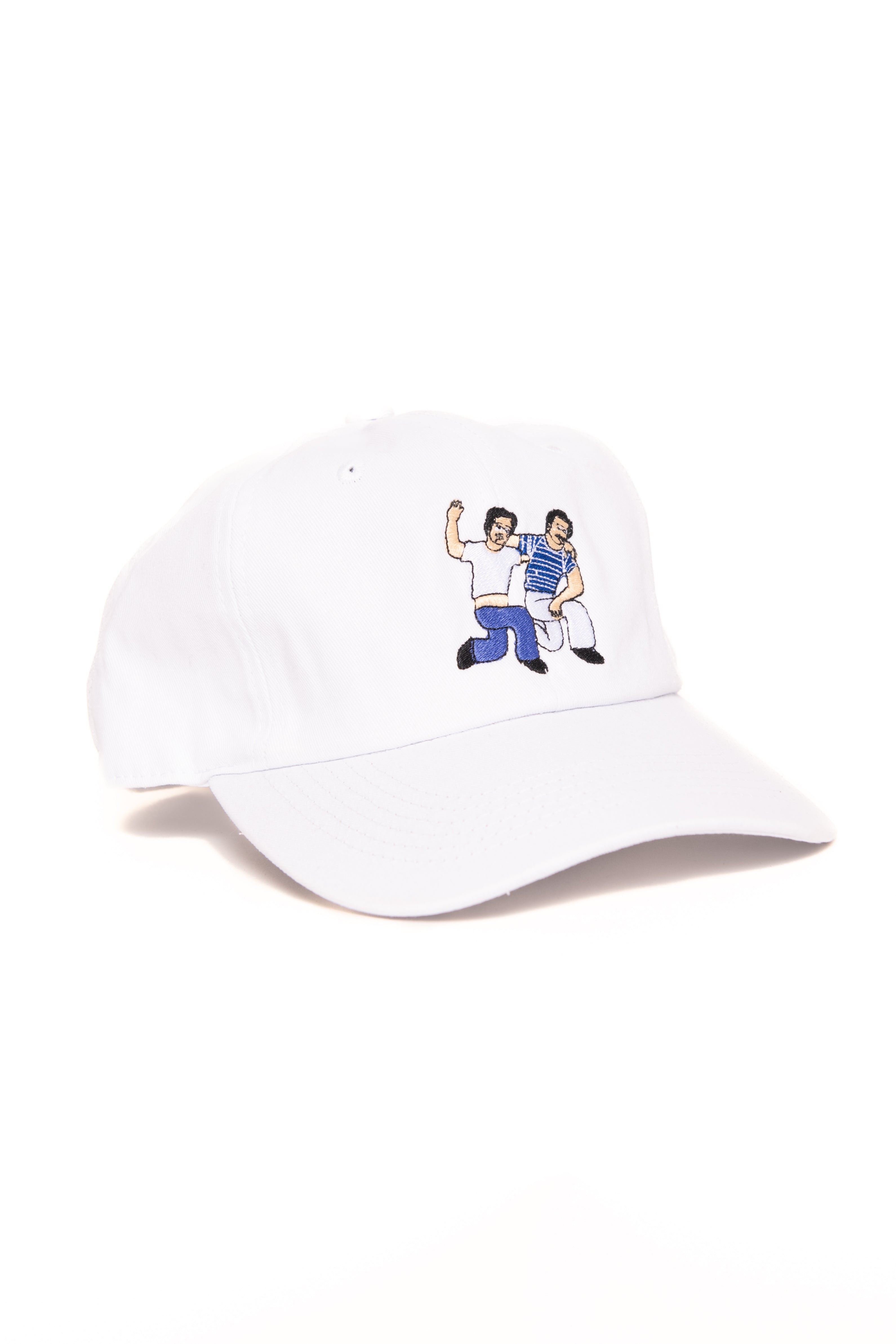 Alphabet "Dancing Brothers" Cap in White