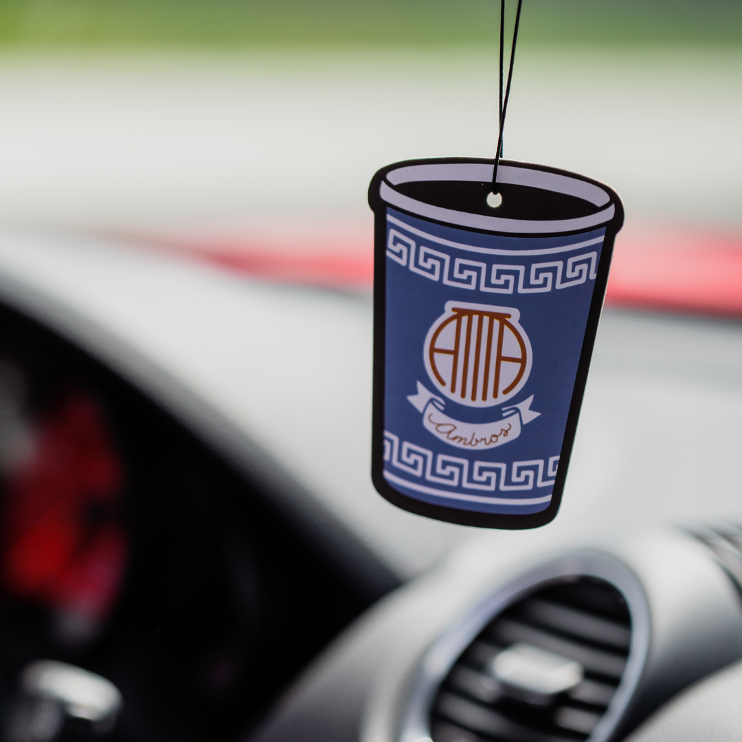 Ambros Little Cup Air Freshener Car Tag