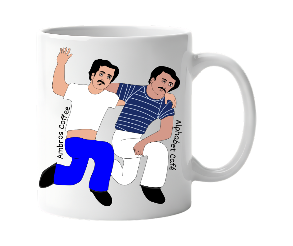Tasse Alphabet Dancing Brothers 11 oz.