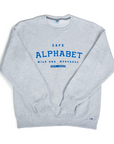 Alphabet Varsity Crewneck