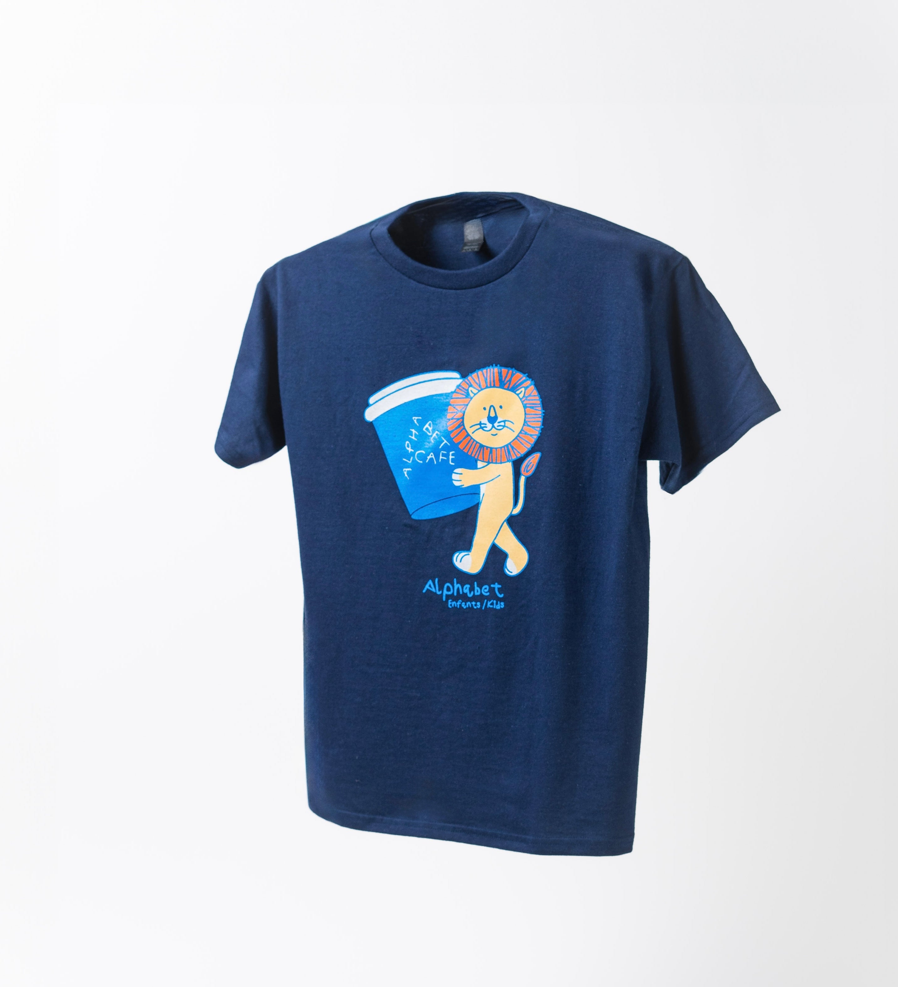 ABC Kids tee in navy (junior)