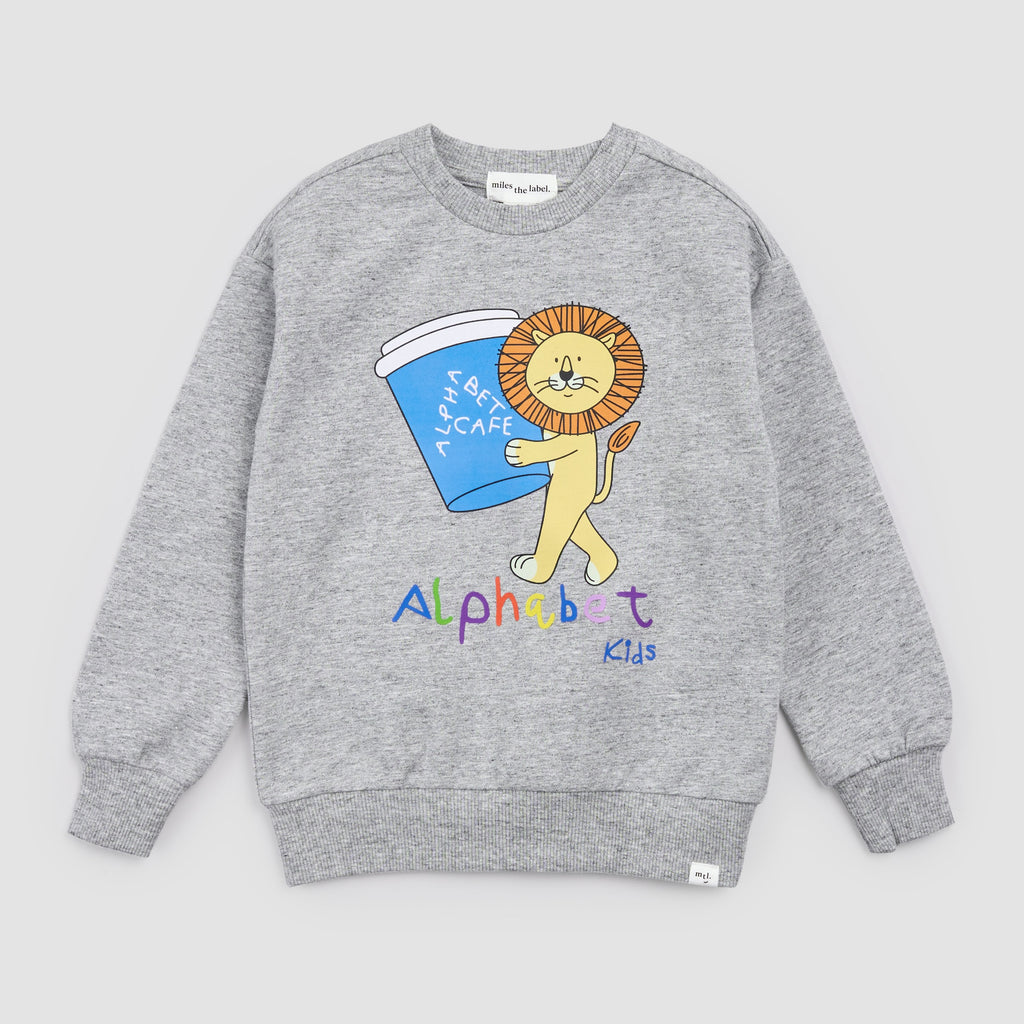 ABC Kids Lion Crewneck by Miles the Label
