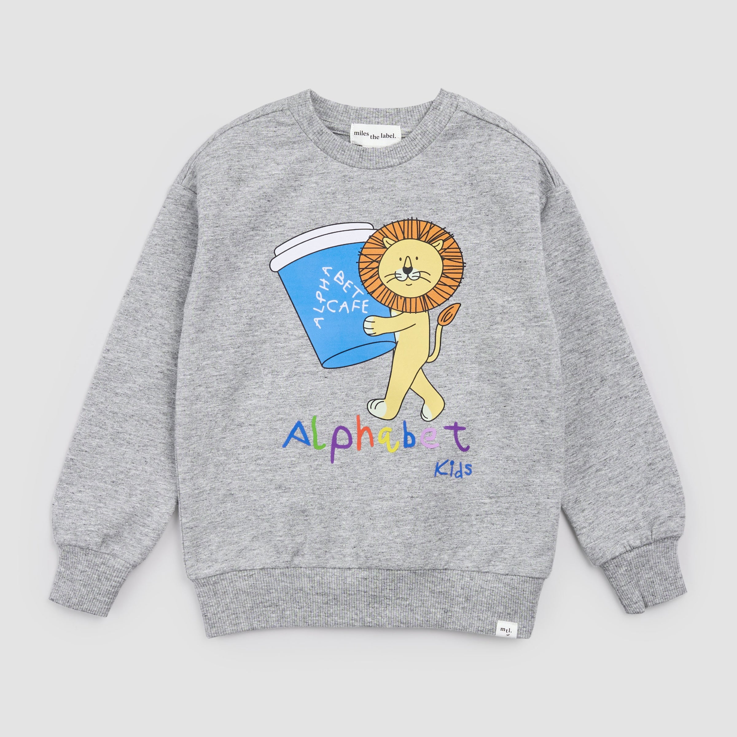 ABC Kids Lion Crewneck by Miles the Label