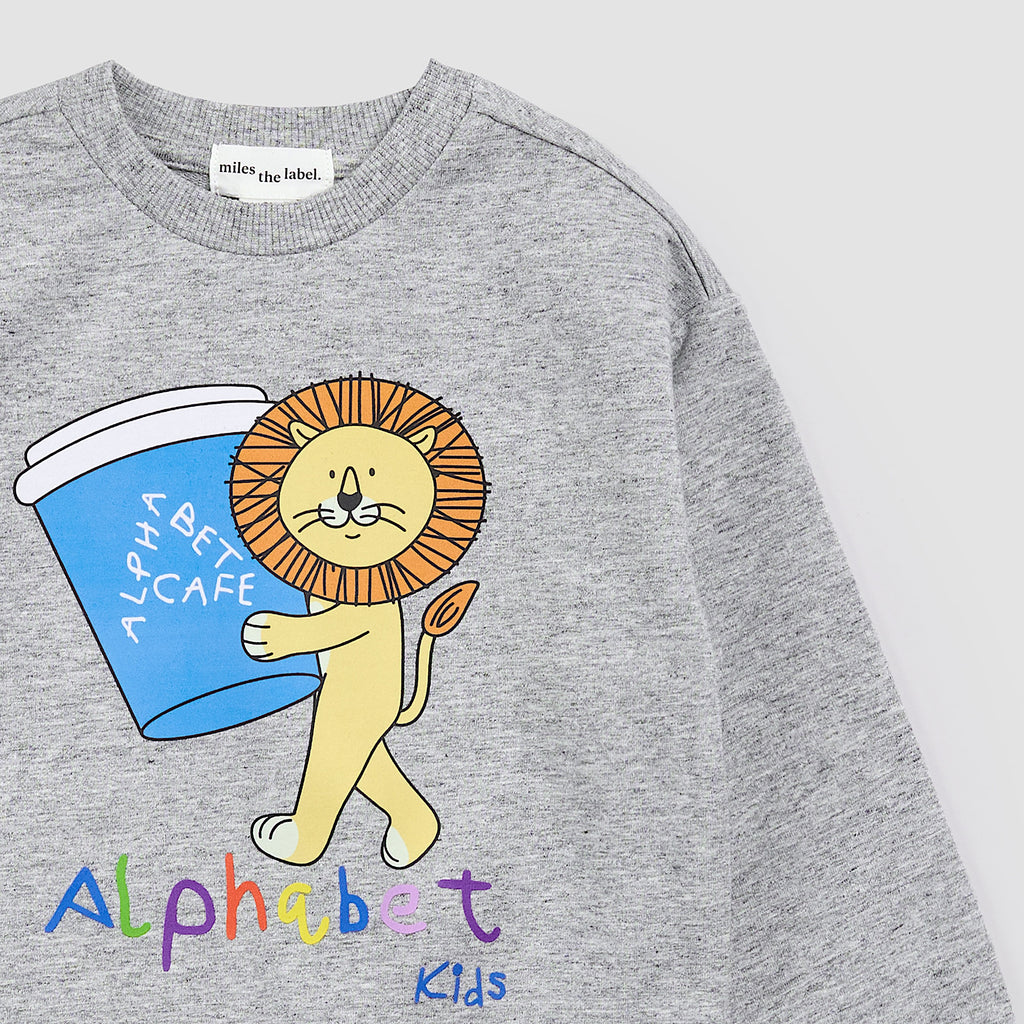 ABC Kids Lion Crewneck by Miles the Label