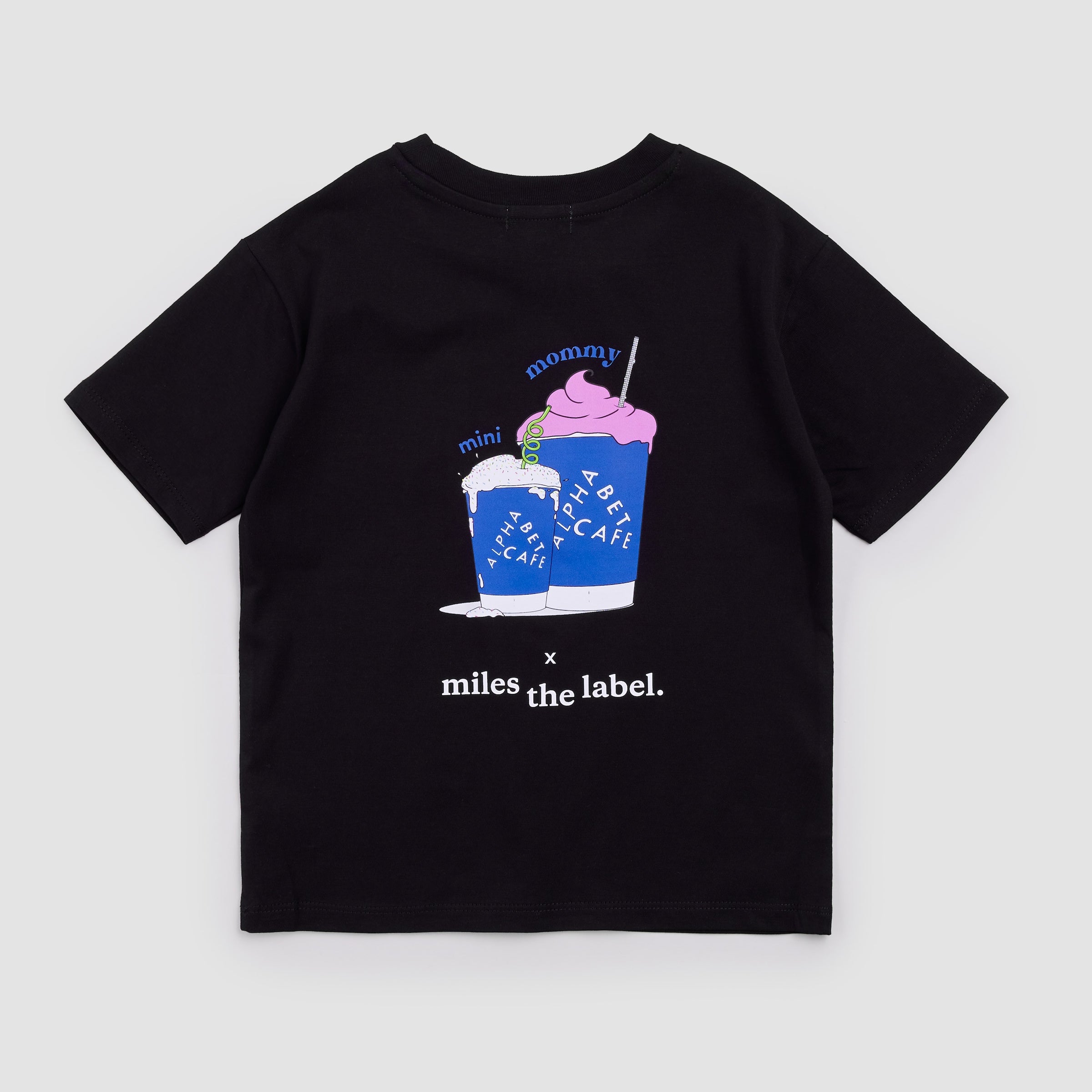 ABC Kids x Miles the Label Mommy & mini Tee in Black