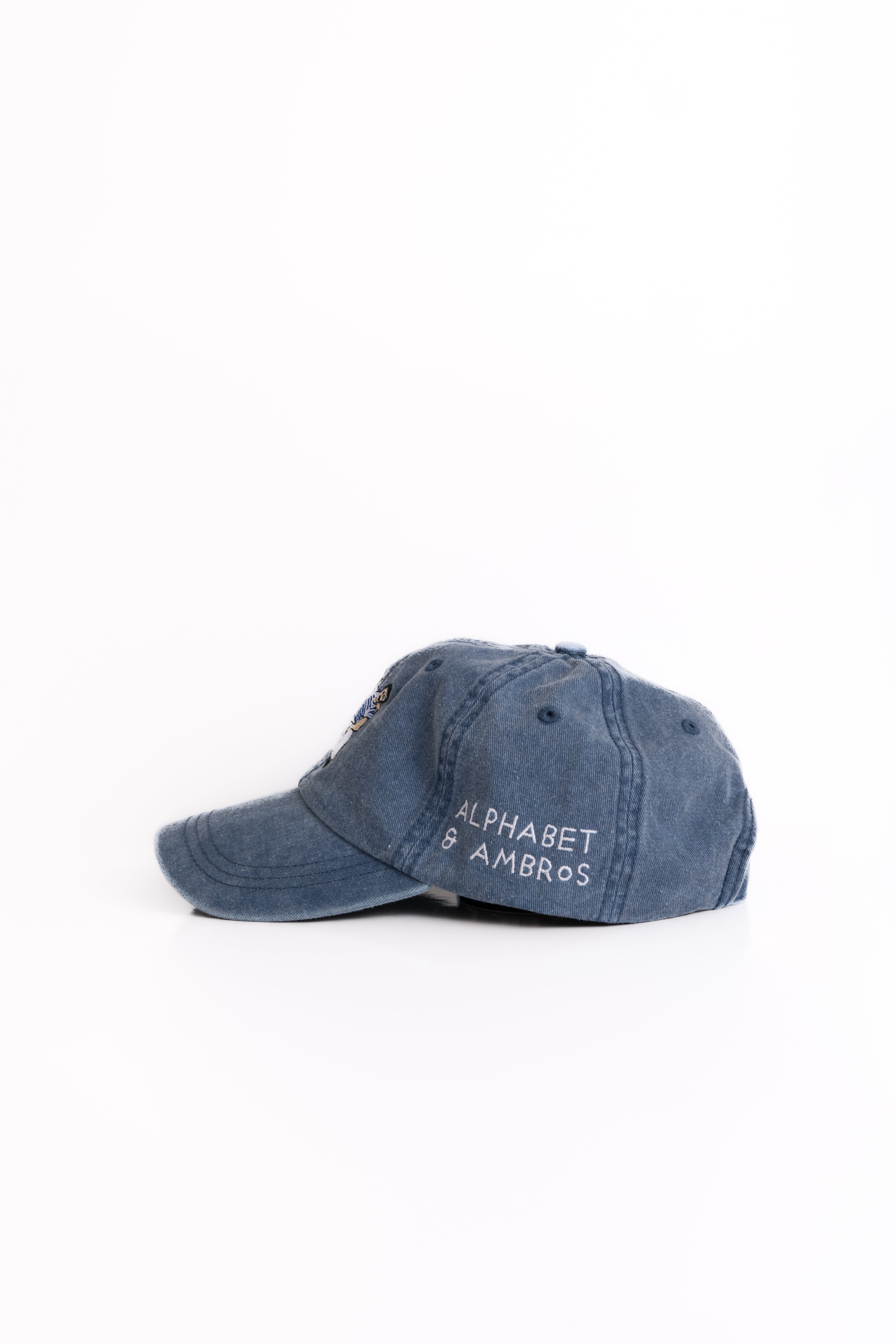 Alphabet "Dancing Brothers" Cap in Denim