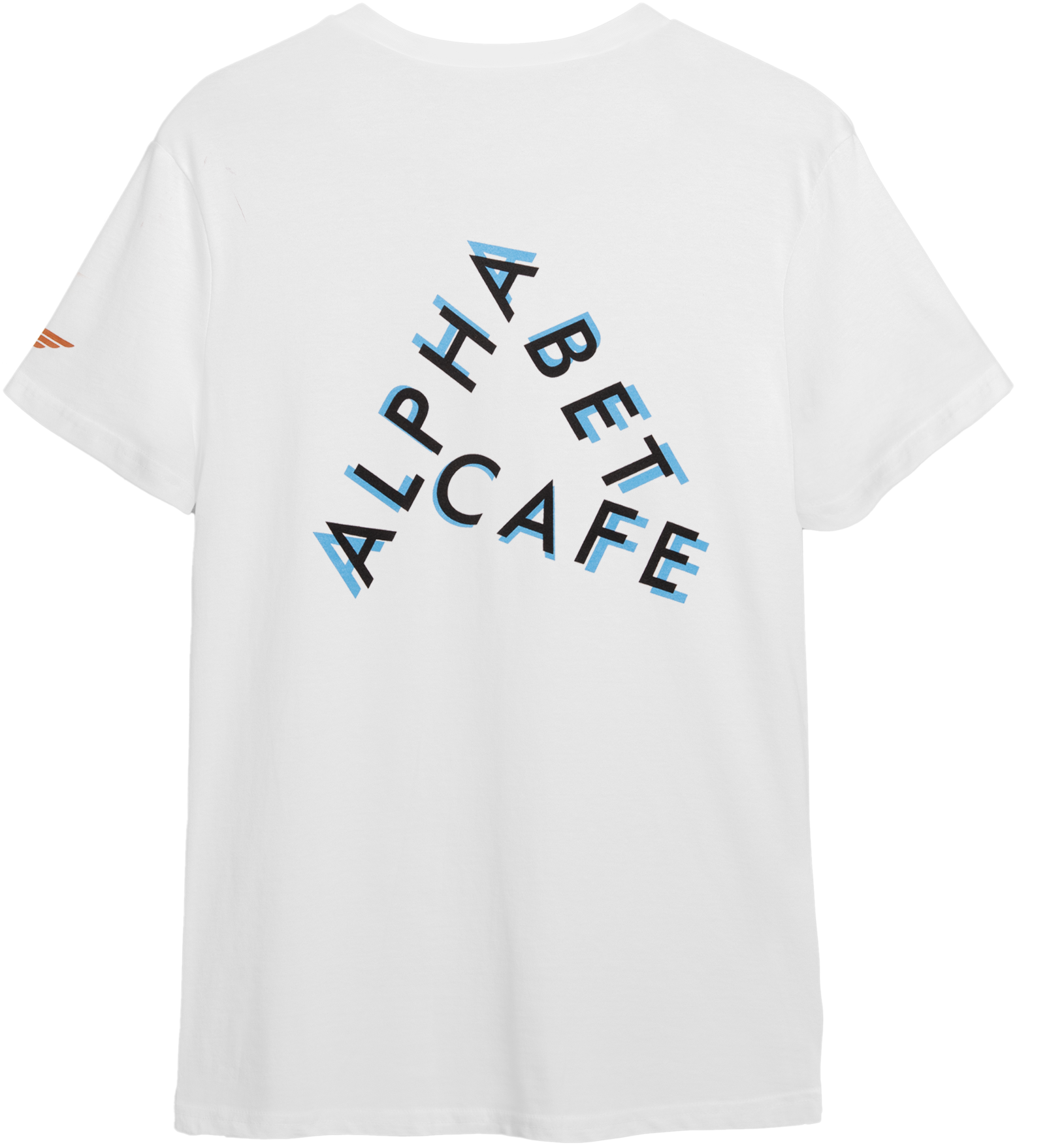 Alphabet Uniform Tee in White