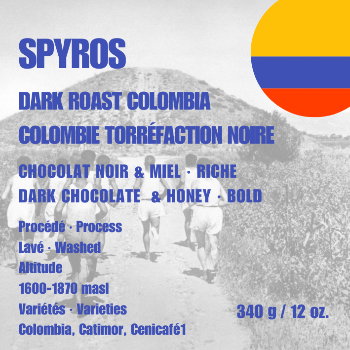 Spyros torréfaction noire de Colombie