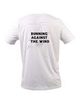 T-shirt Ambros Running Against the Wind en blanc