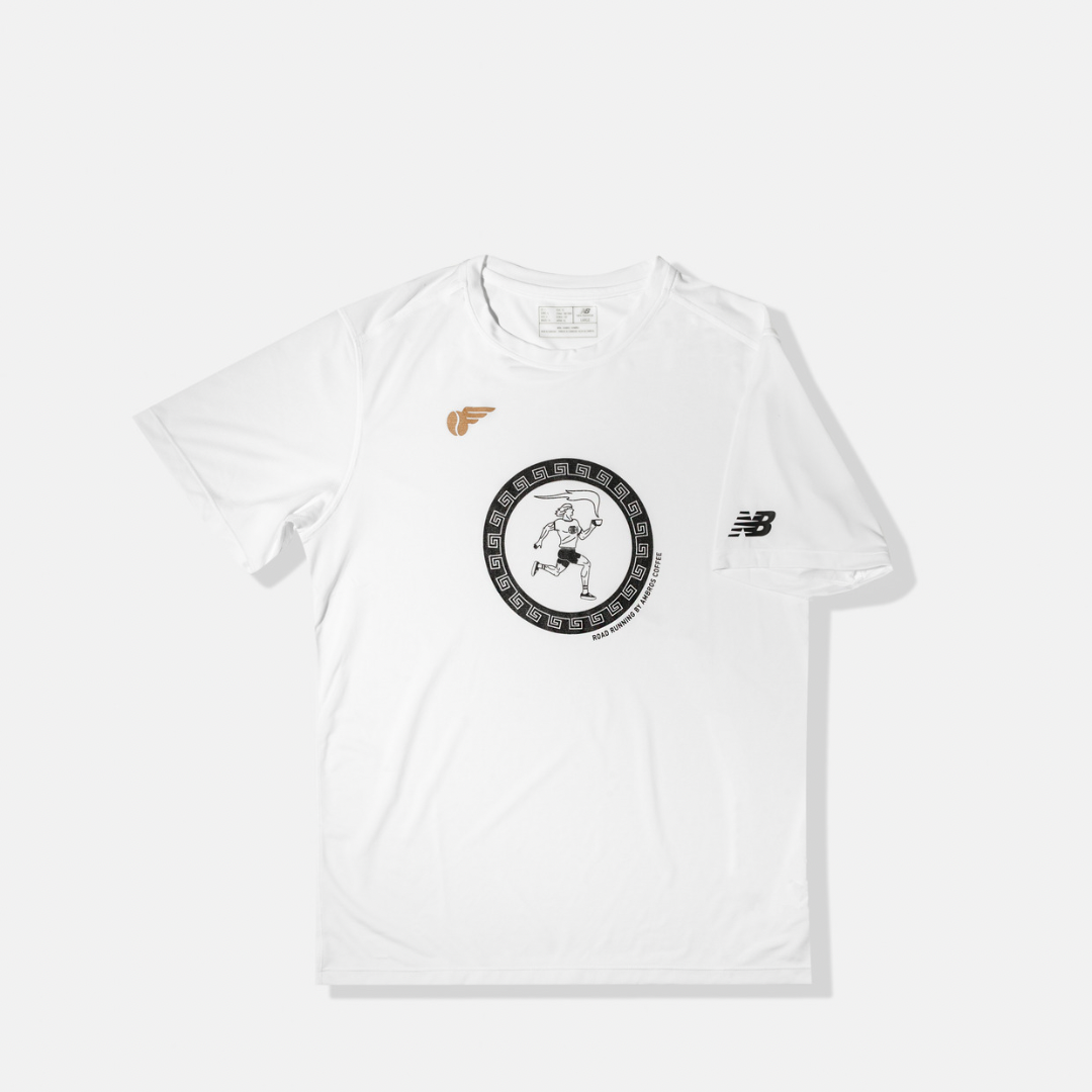 New Balance Road Running by Ambros Coffee Dry Training Tee