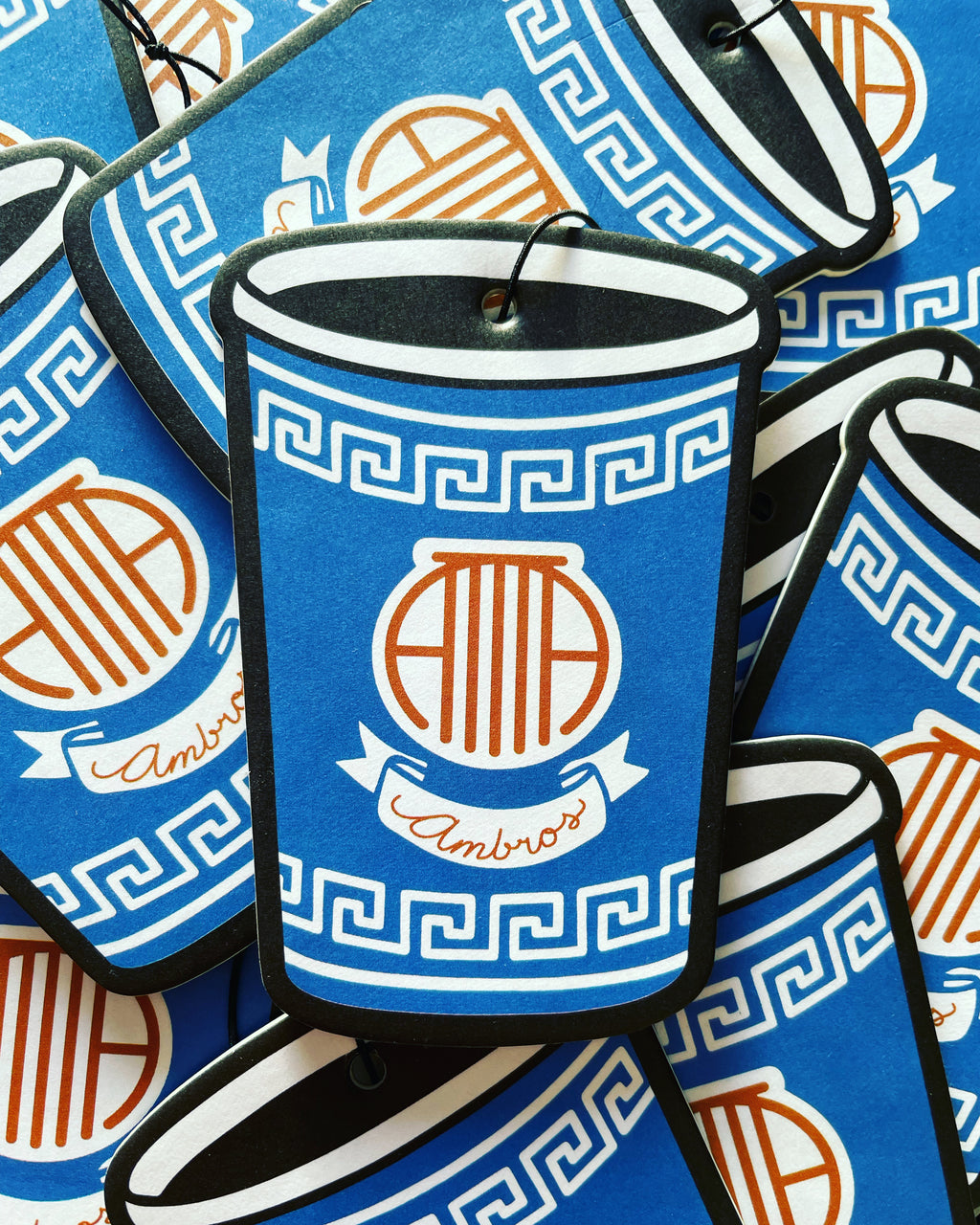 Ambros Little Cup Air Freshener Car Tag