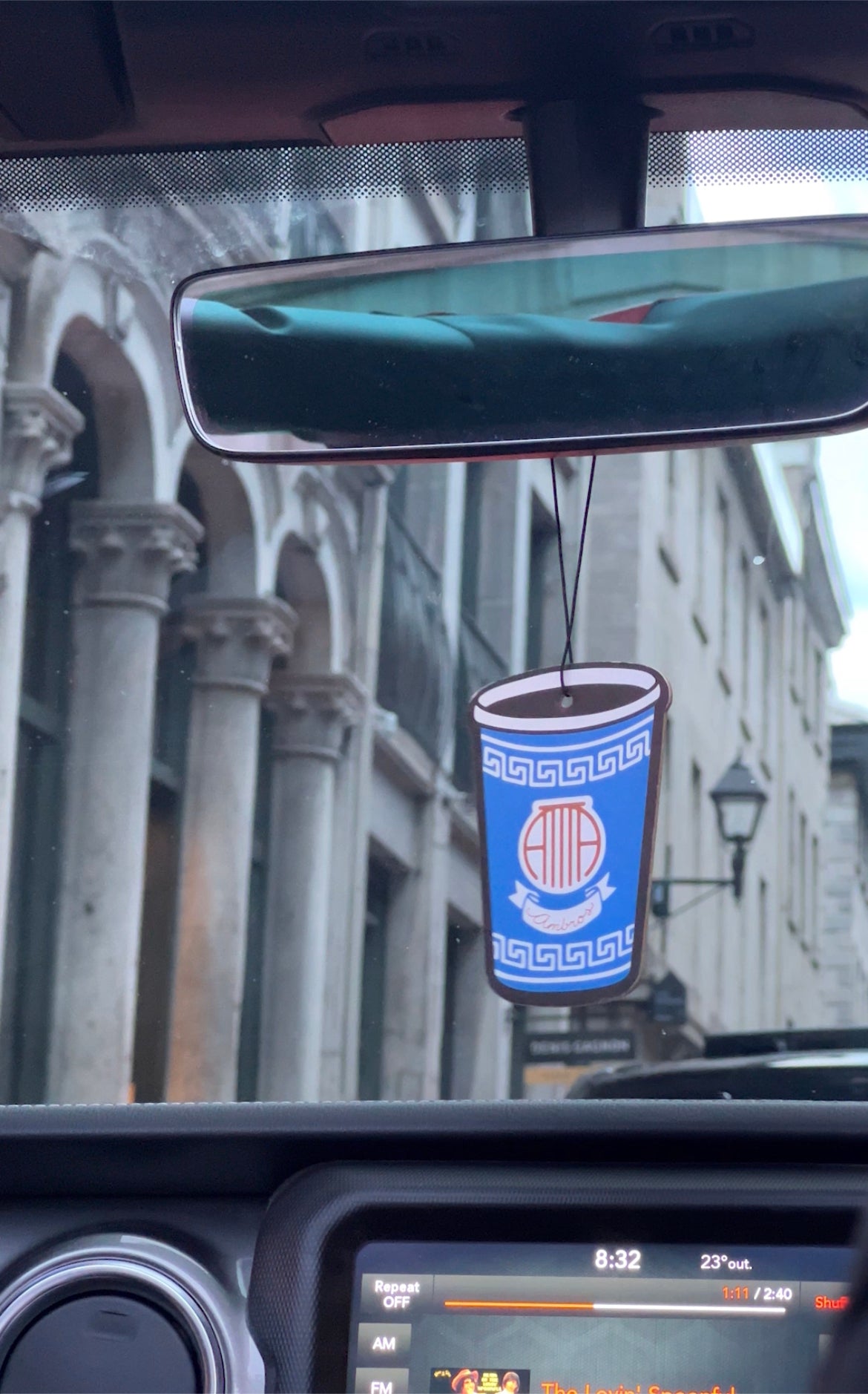 Ambros Little Cup Air Freshener Car Tag