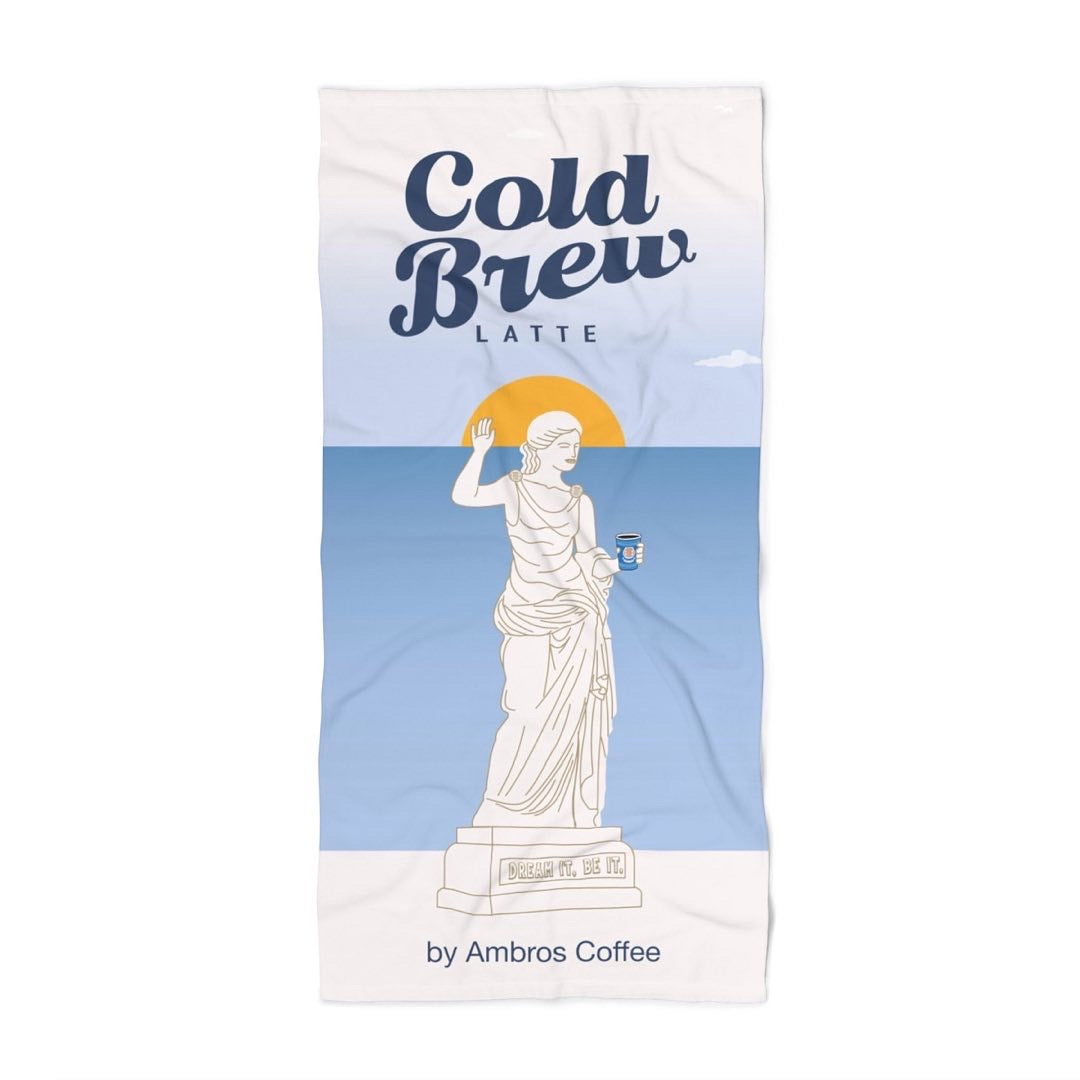 Cold Brew Jumbo Beach Towel